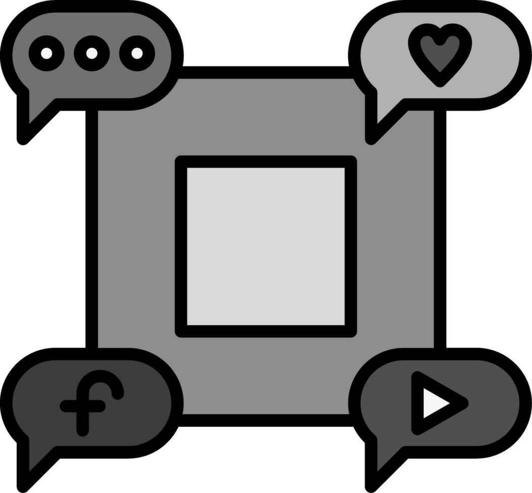 Social Media Vector Icon