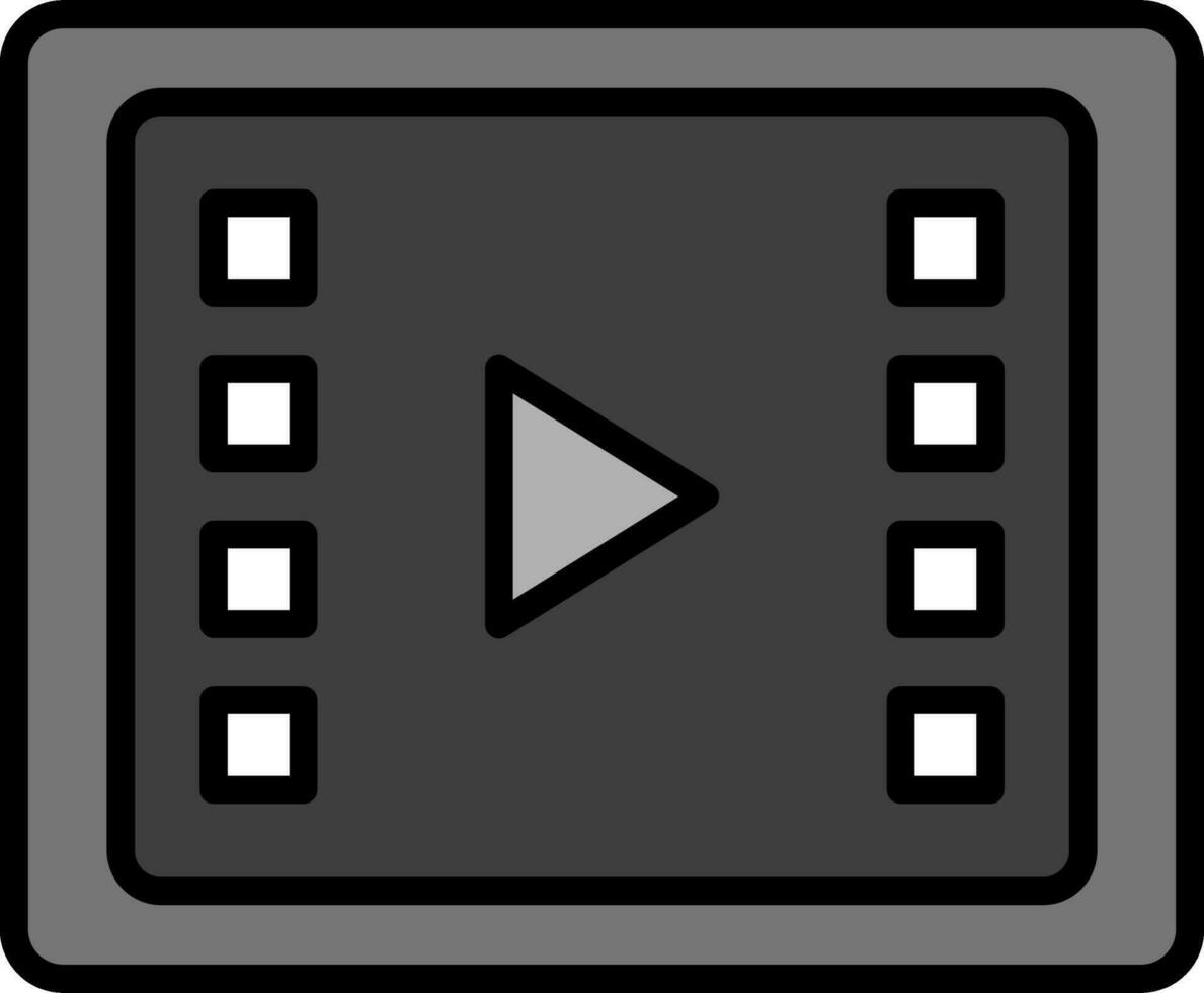 Video Processing Vector Icon