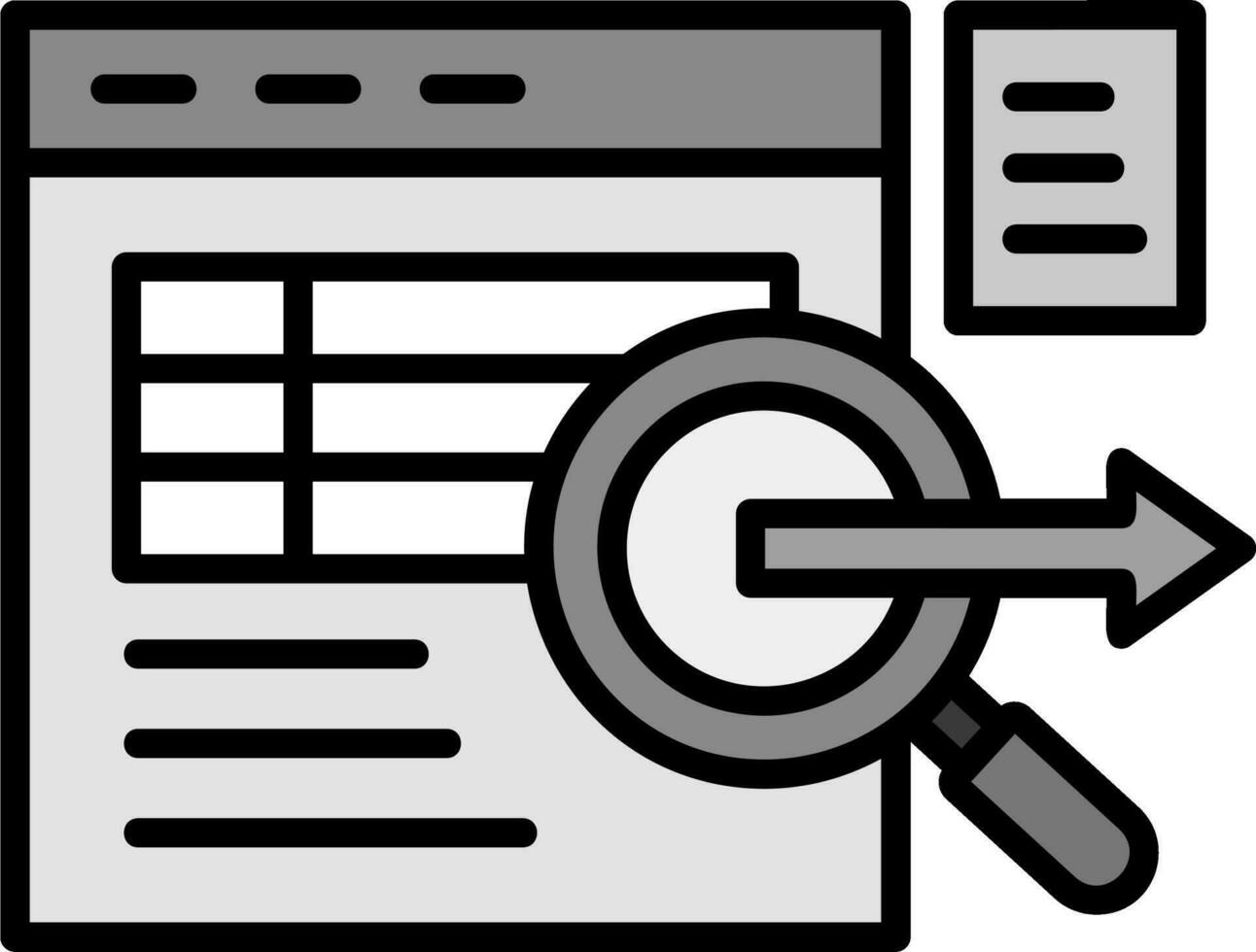 Data Query Vector Icon