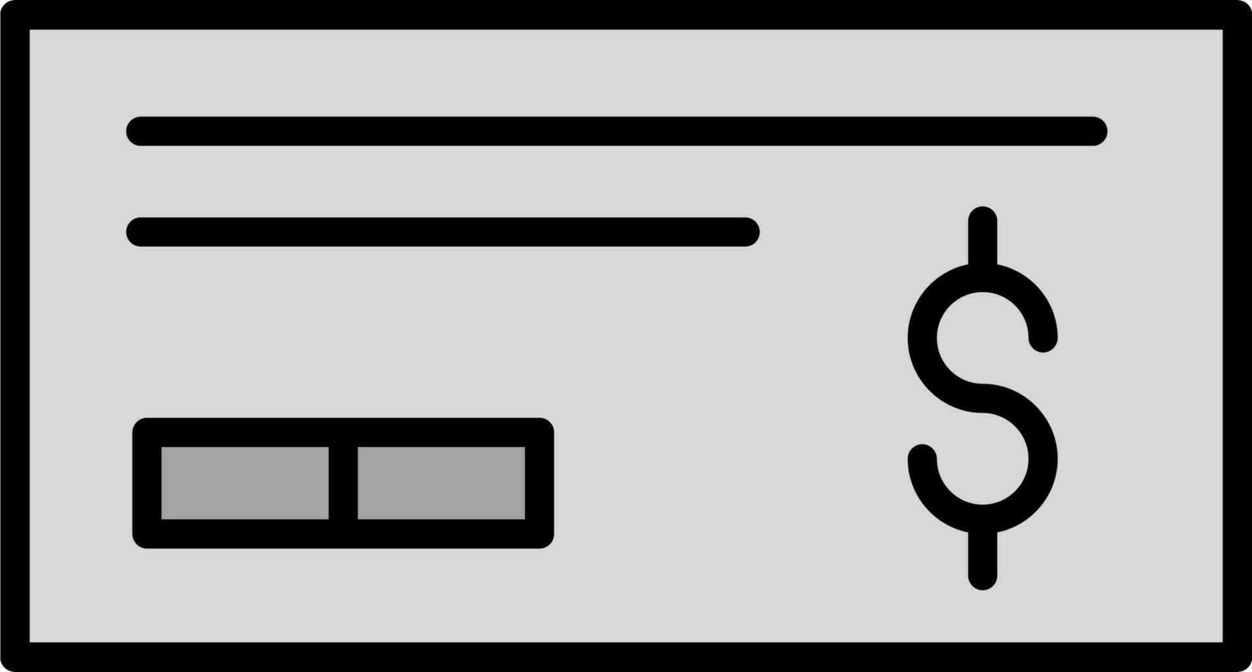 Cheque Vector Icon