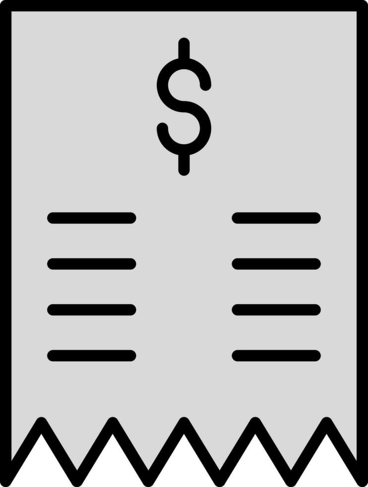 Bill Vector Icon