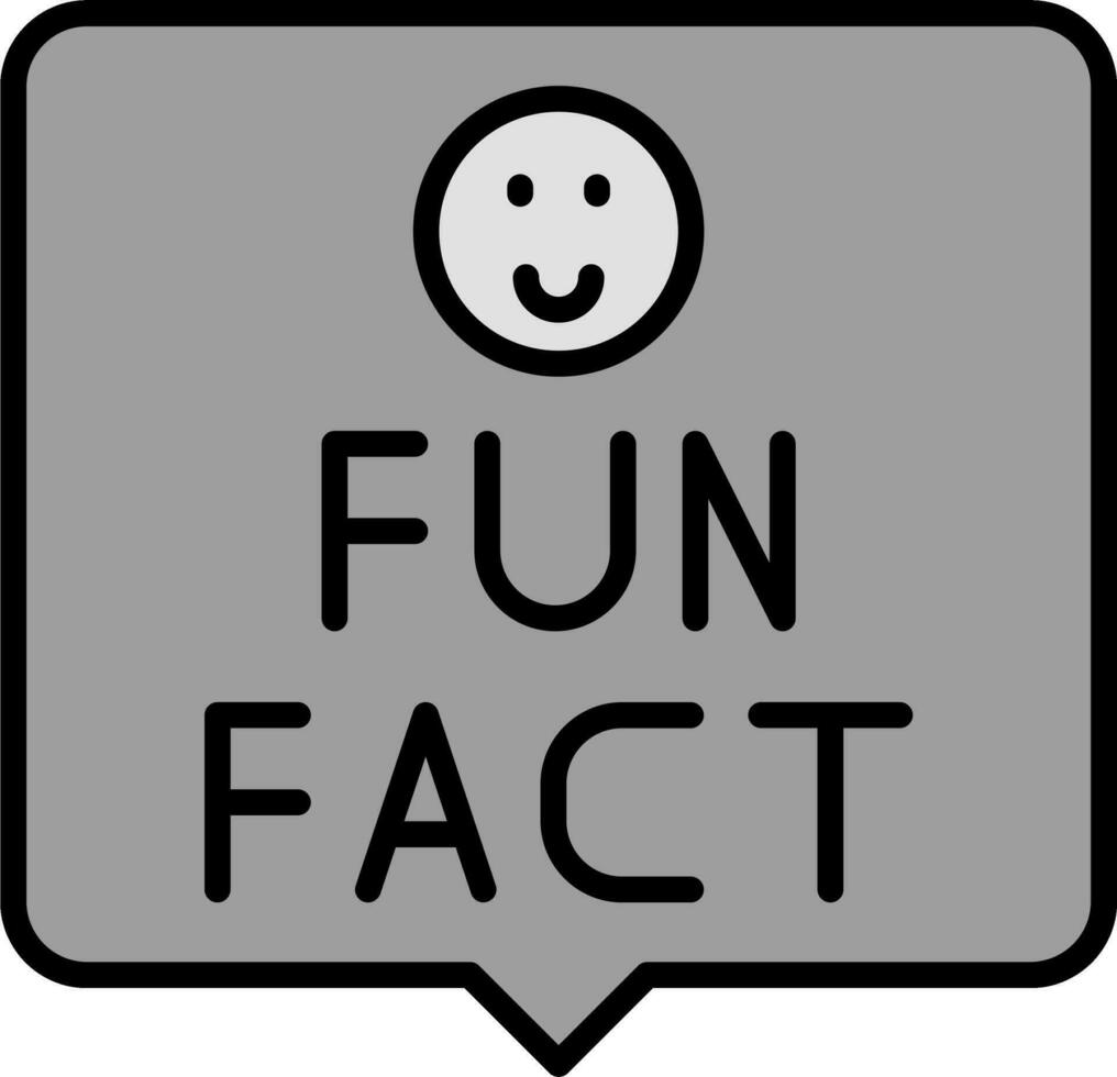 Fun Fact Vector Icon
