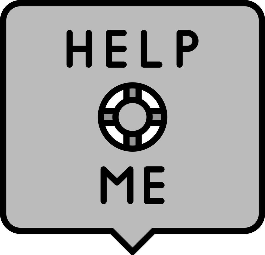 Help Me Vector Icon