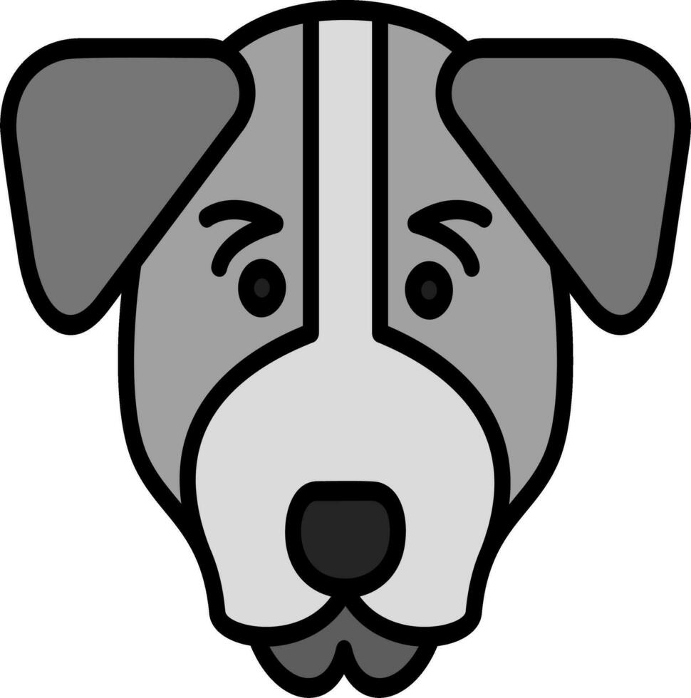 Jack Russell terrier vector icono