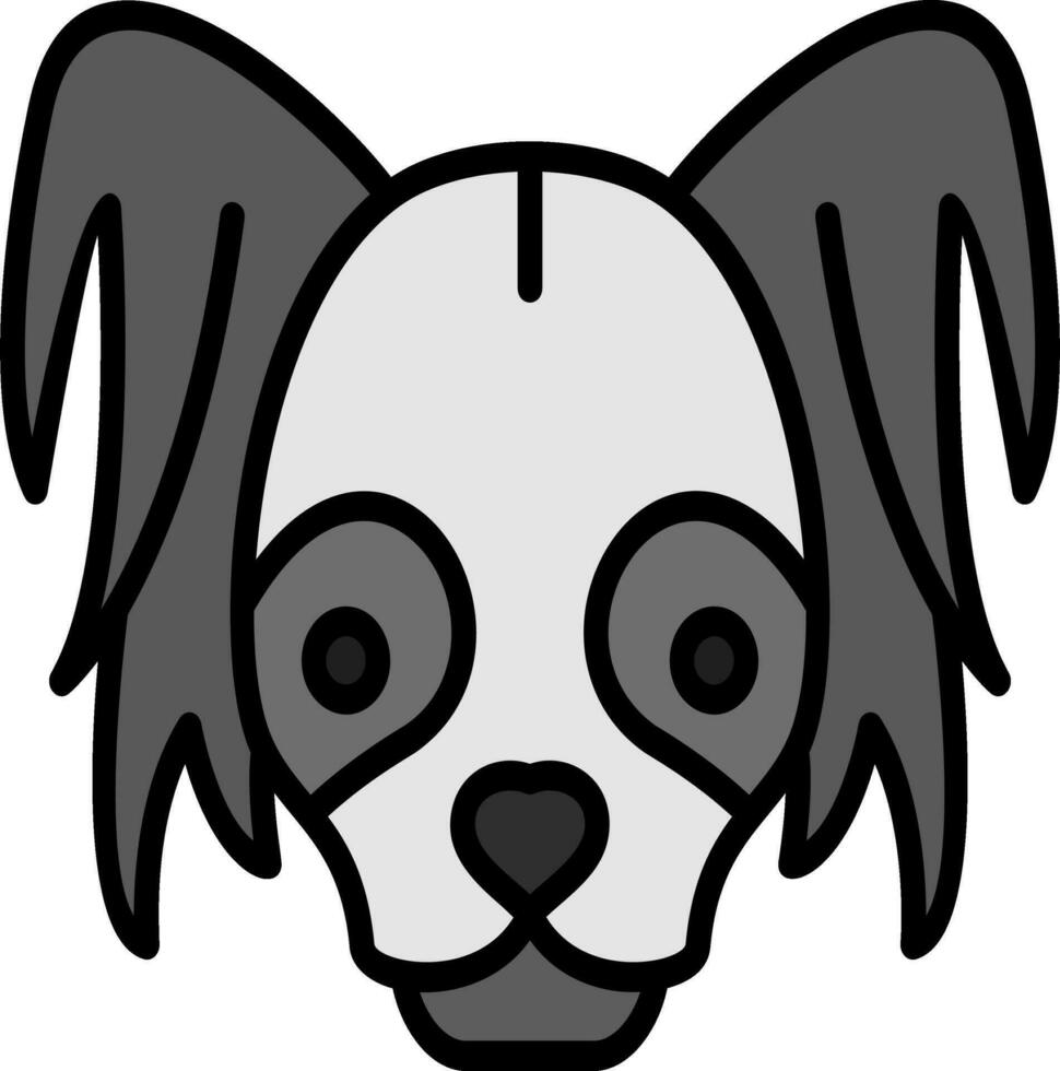 Chinese Crested Vector Icon