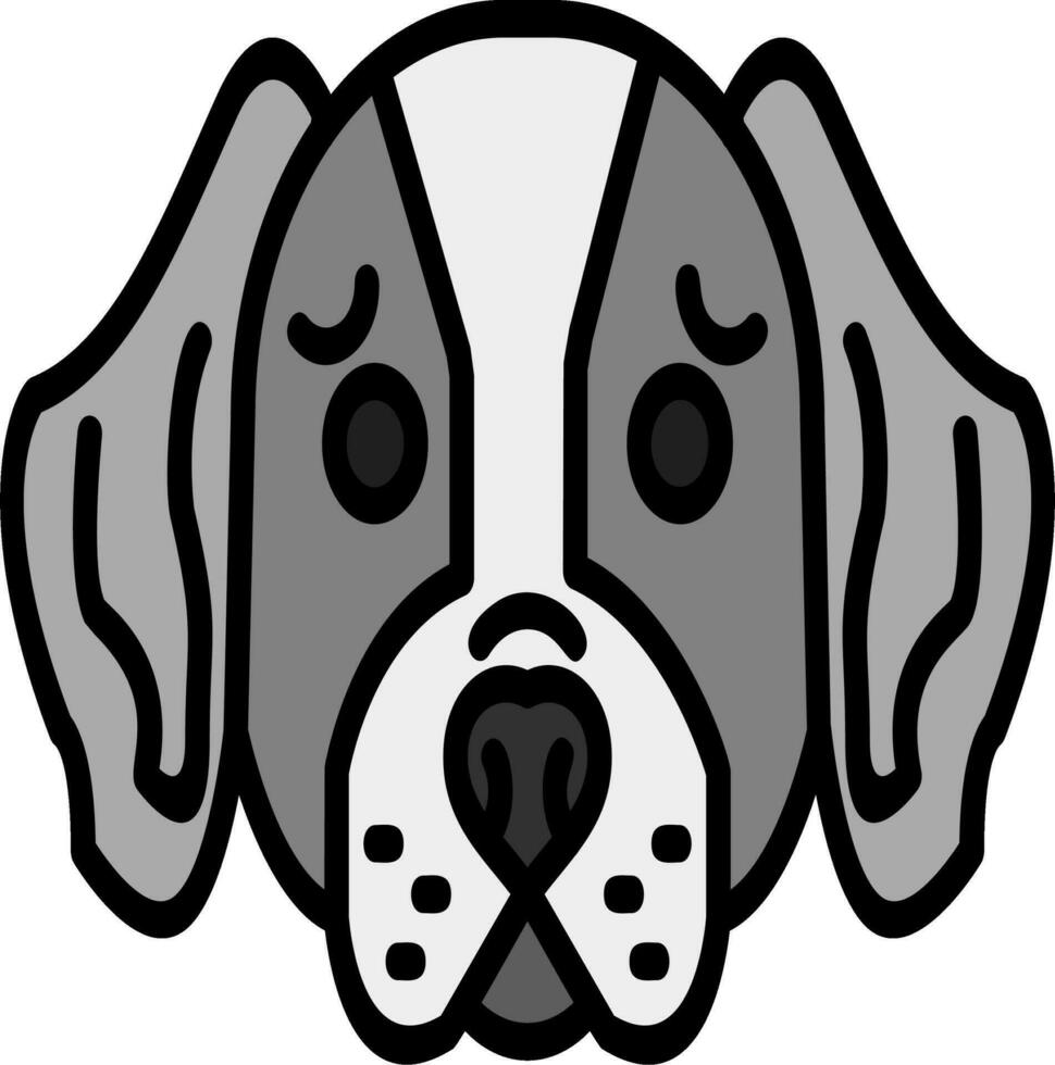 Basset Hound Vector Icon