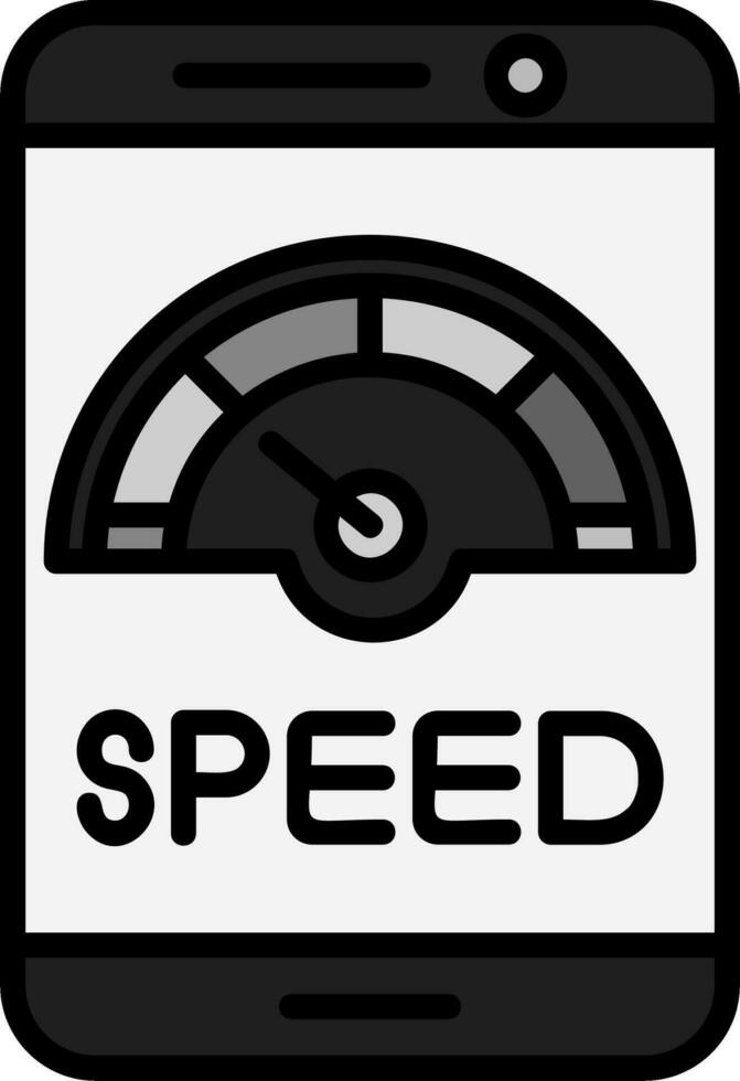 velocidad vector icono