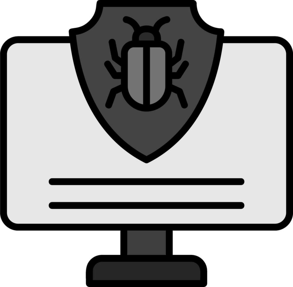 icono de vector de antivirus