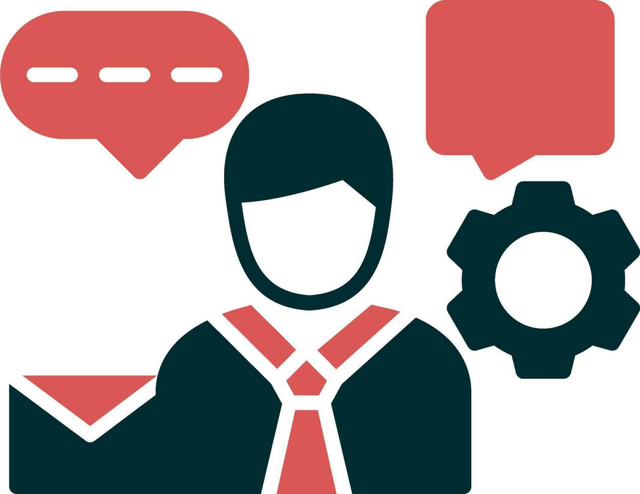 Client Support Vector Icon