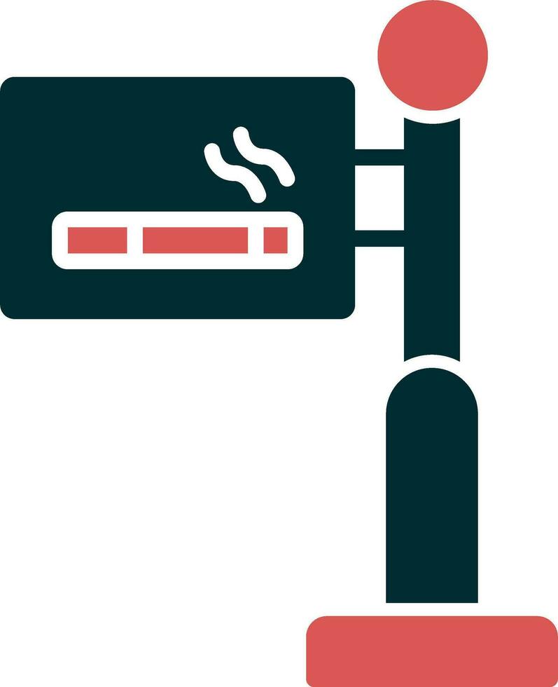 Smoking Area Vector Icon