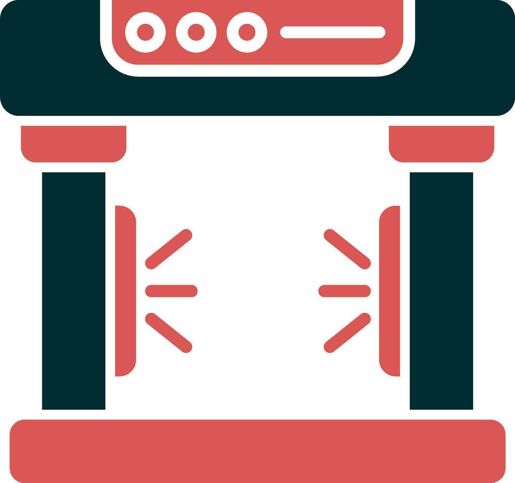 Metal Detector Vector Icon