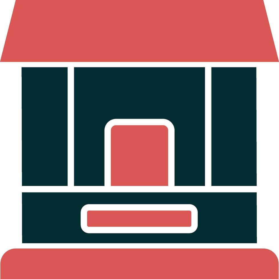Ticket Window Vector Icon
