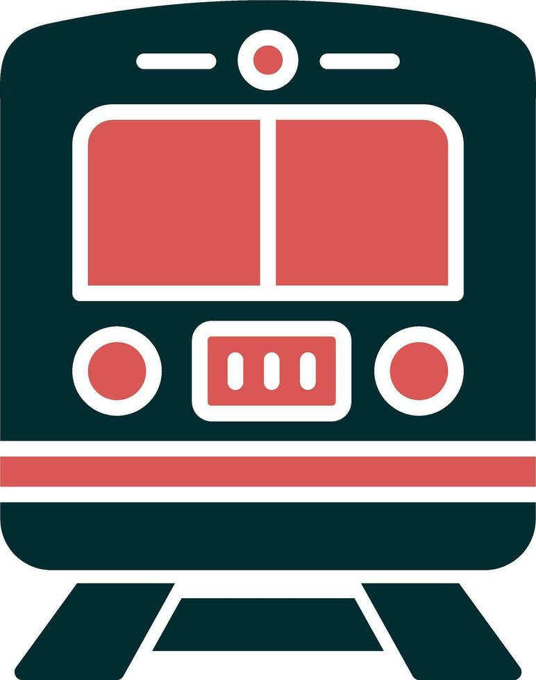 icono de vector de tren