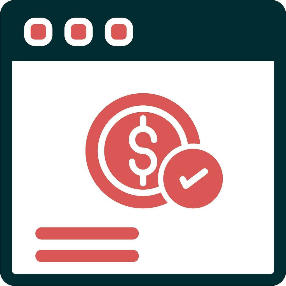 Online Payment Vector Icon