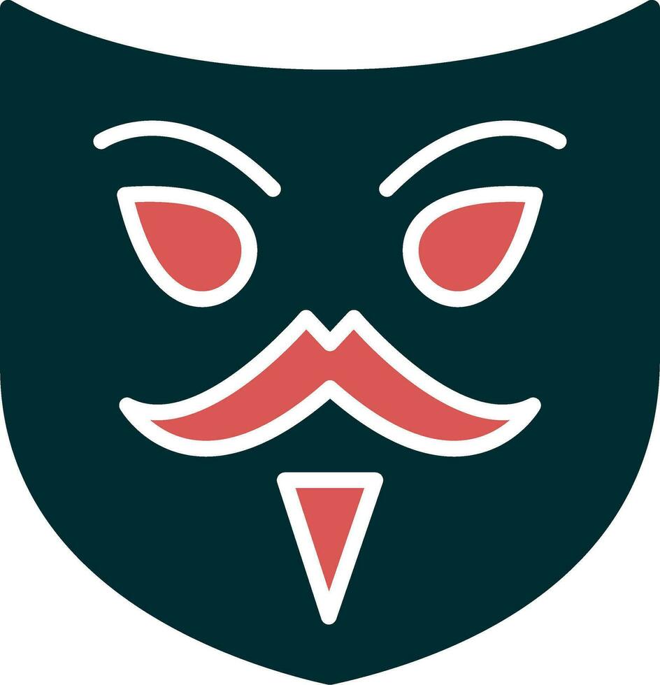 mascarada vector icono