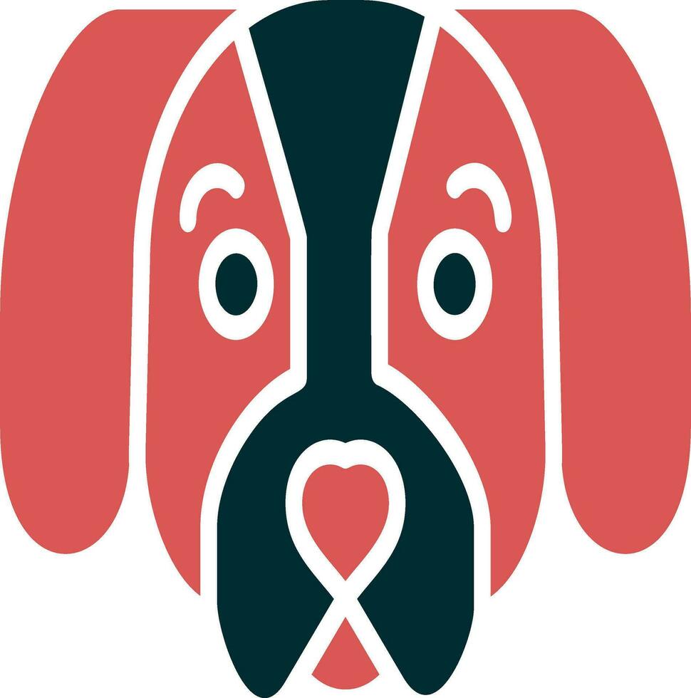 perro tejonero vector icono