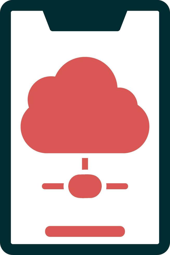 Cloud Data Vector Icon