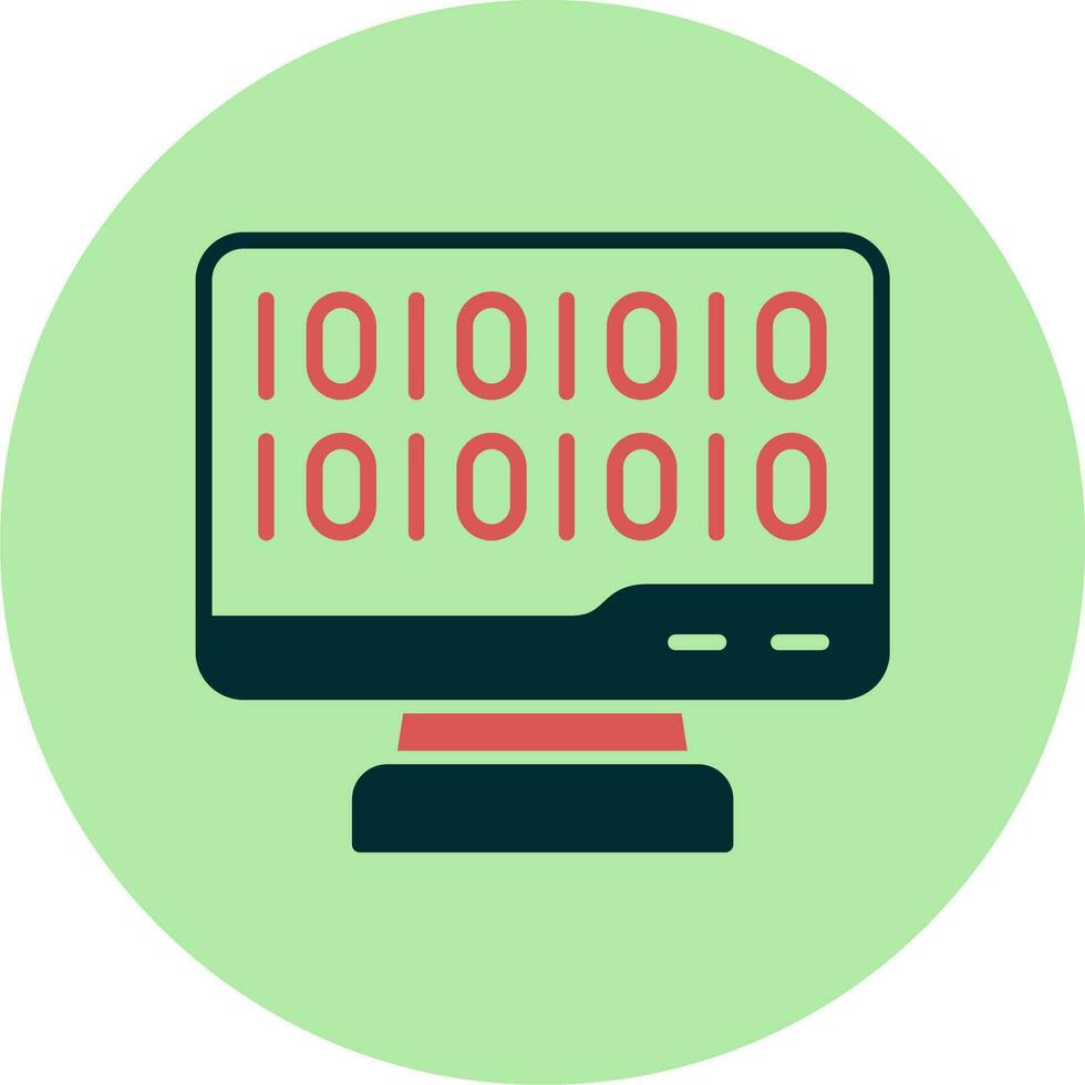 Binary Code Vector Icon