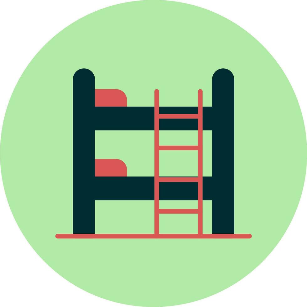 Bunk Bed Vector Icon