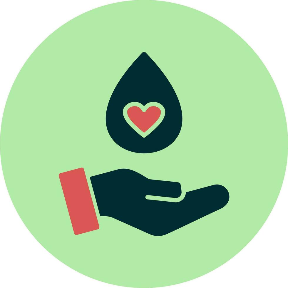 icono de vector de donación de sangre