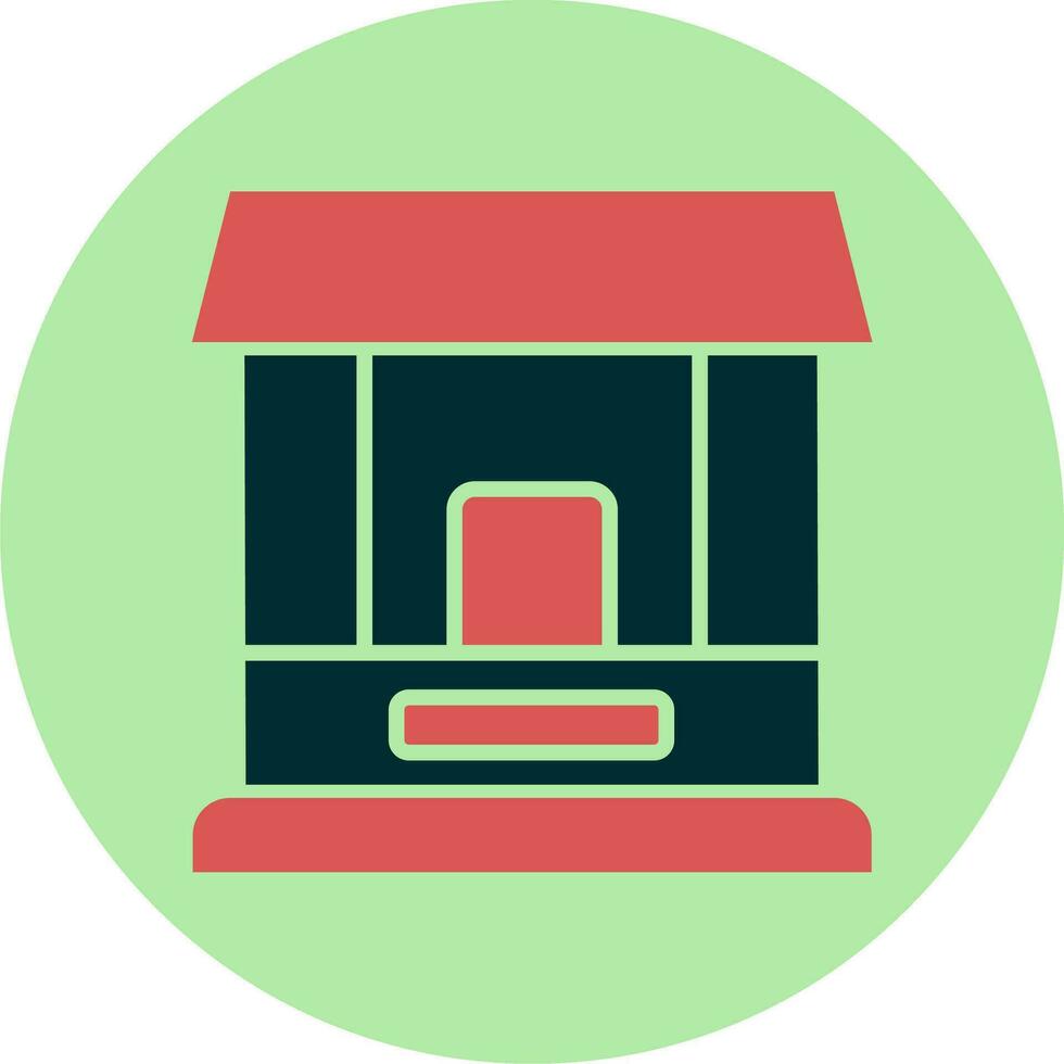 Ticket Window Vector Icon