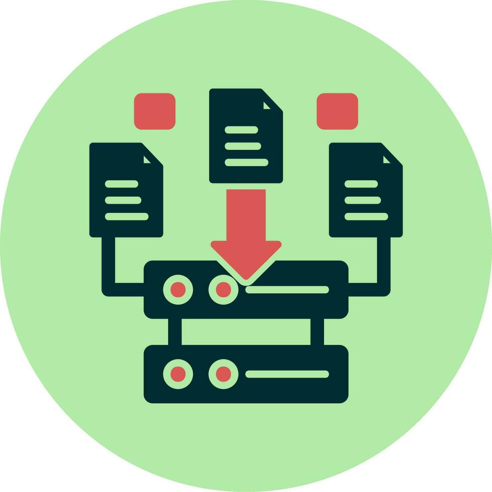 Data Collecting Vector Icon