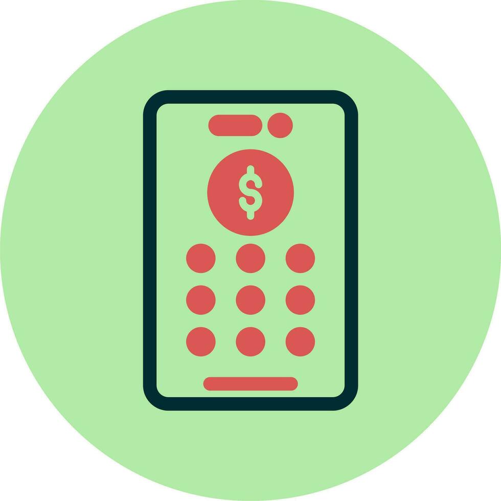 Banking Pin Code Vector Icon