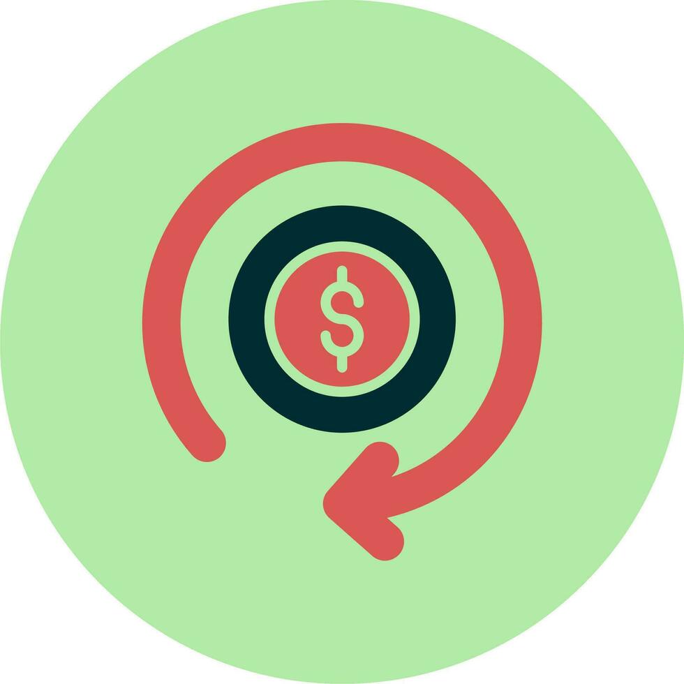 Money Refund Vector Icon