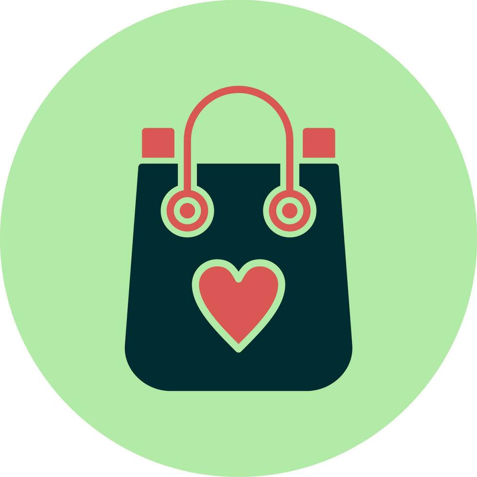 icono de vector de bolsa de compras