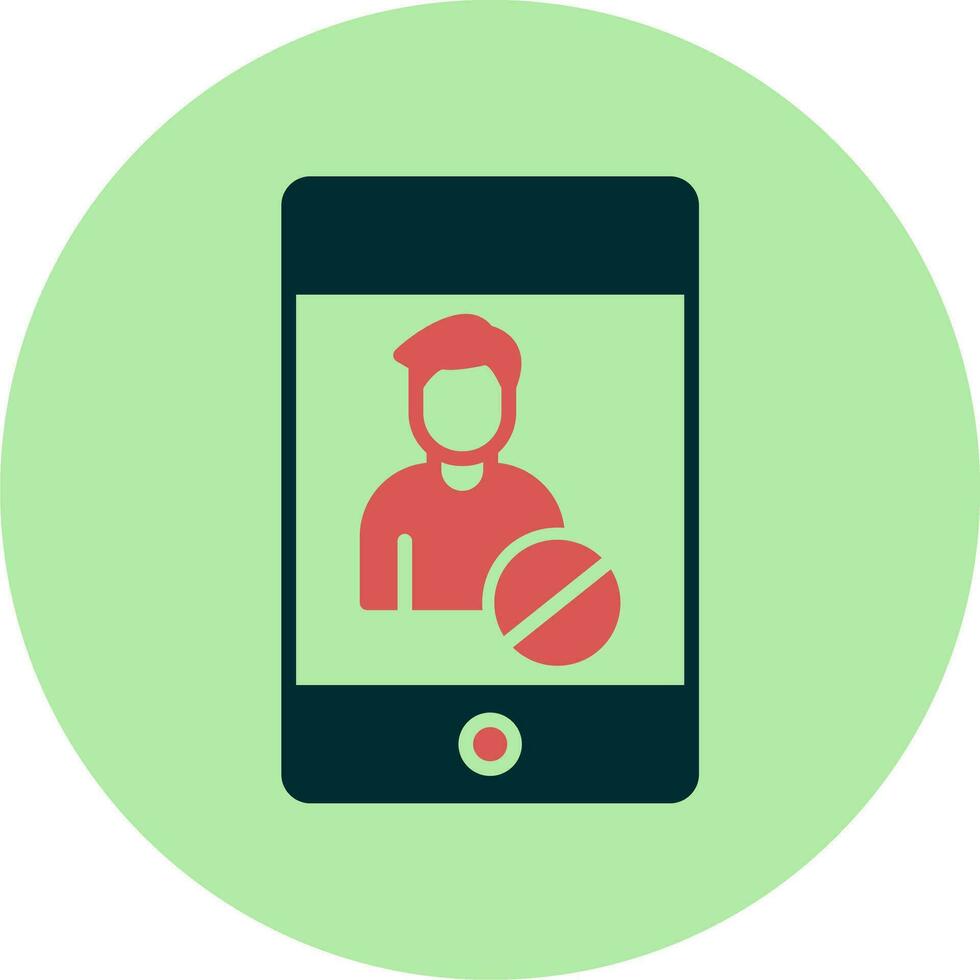 Blocked Vector Icon