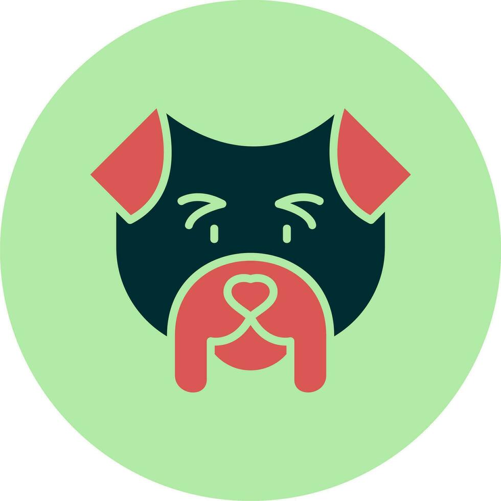 icono de vector de bulldog