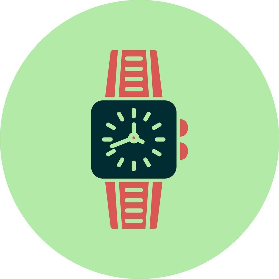 reloj, vector, icono vector