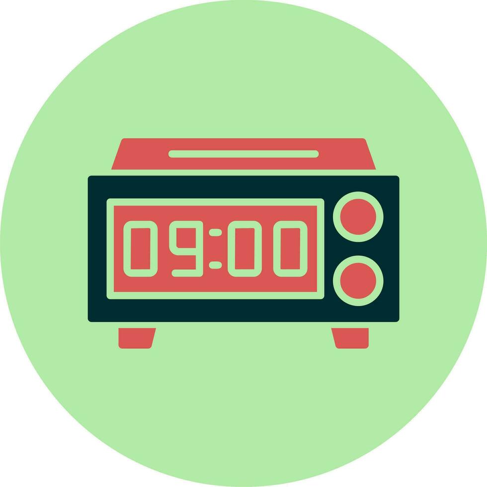 Digital Clock Vector Icon