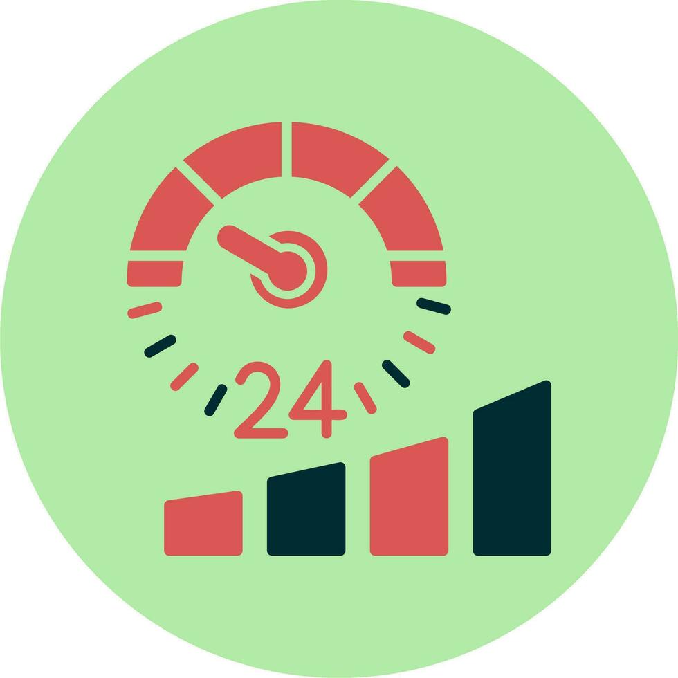 Speedometer Vector Icon