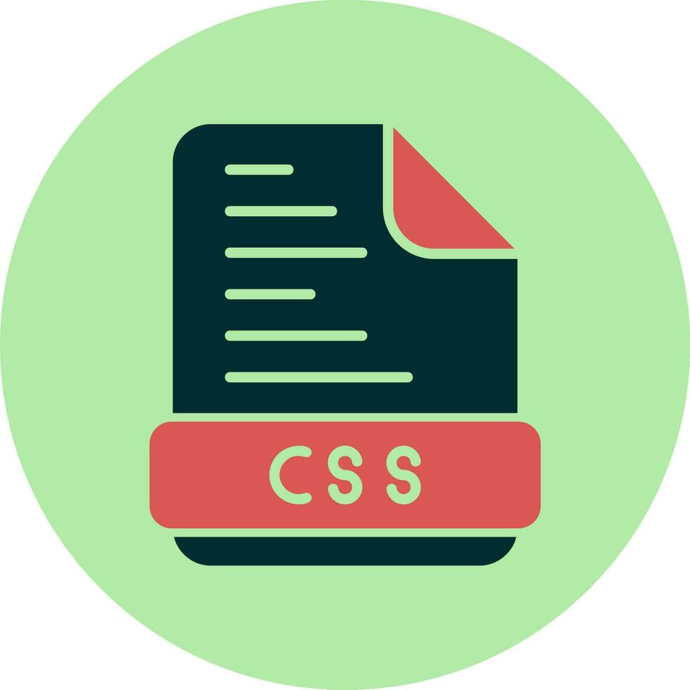 CSS File Vector Icon