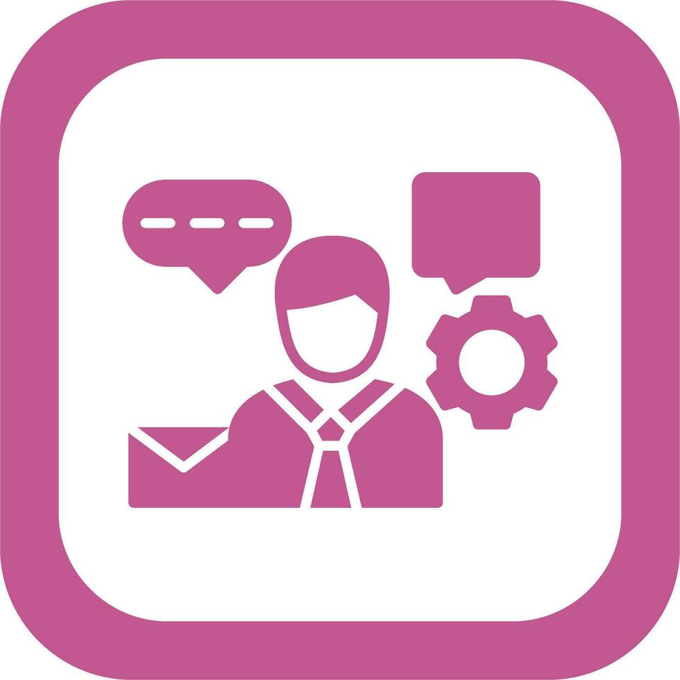 Client Support Vector Icon