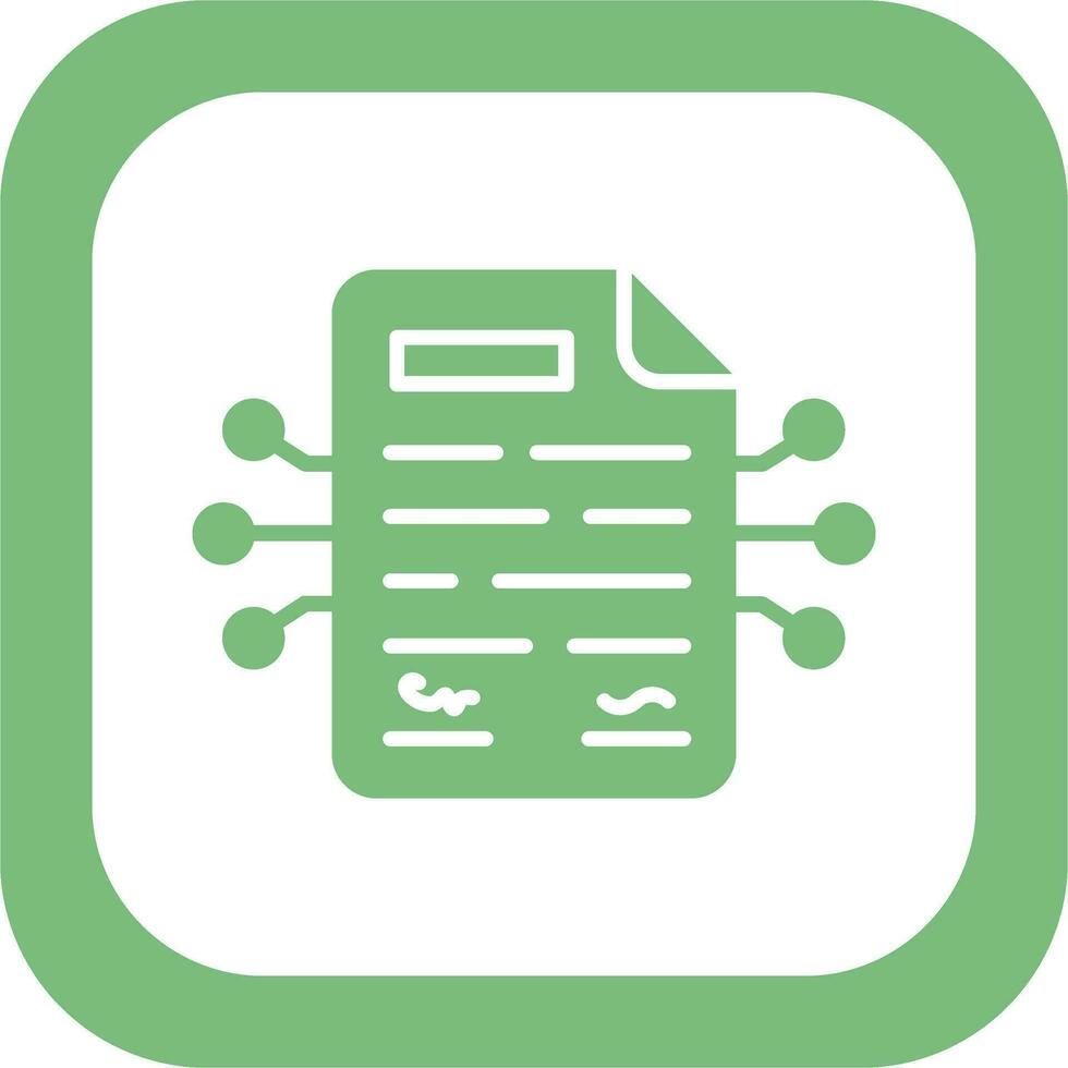 Smart Contracts Vector Icon