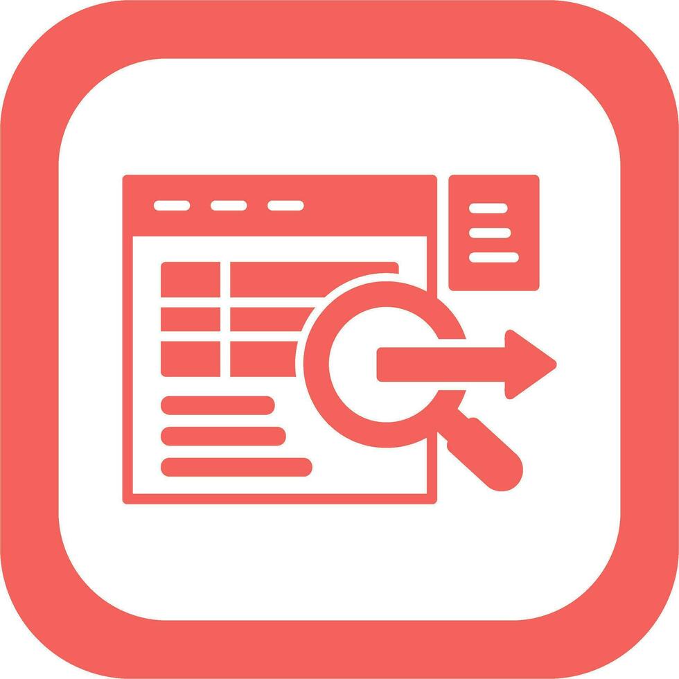 Data Query Vector Icon