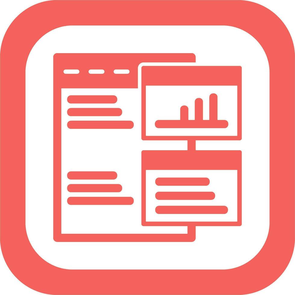 Log Data Vector Icon