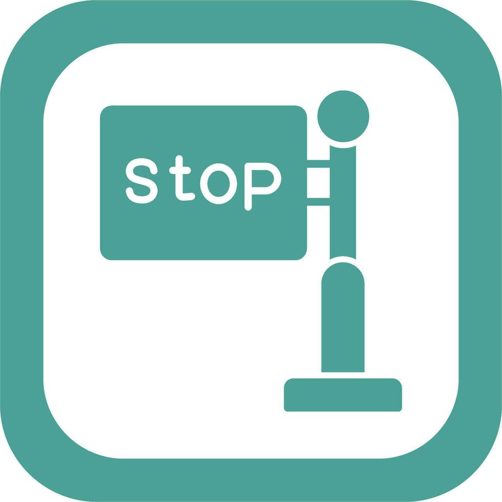 Stop Vector Icon