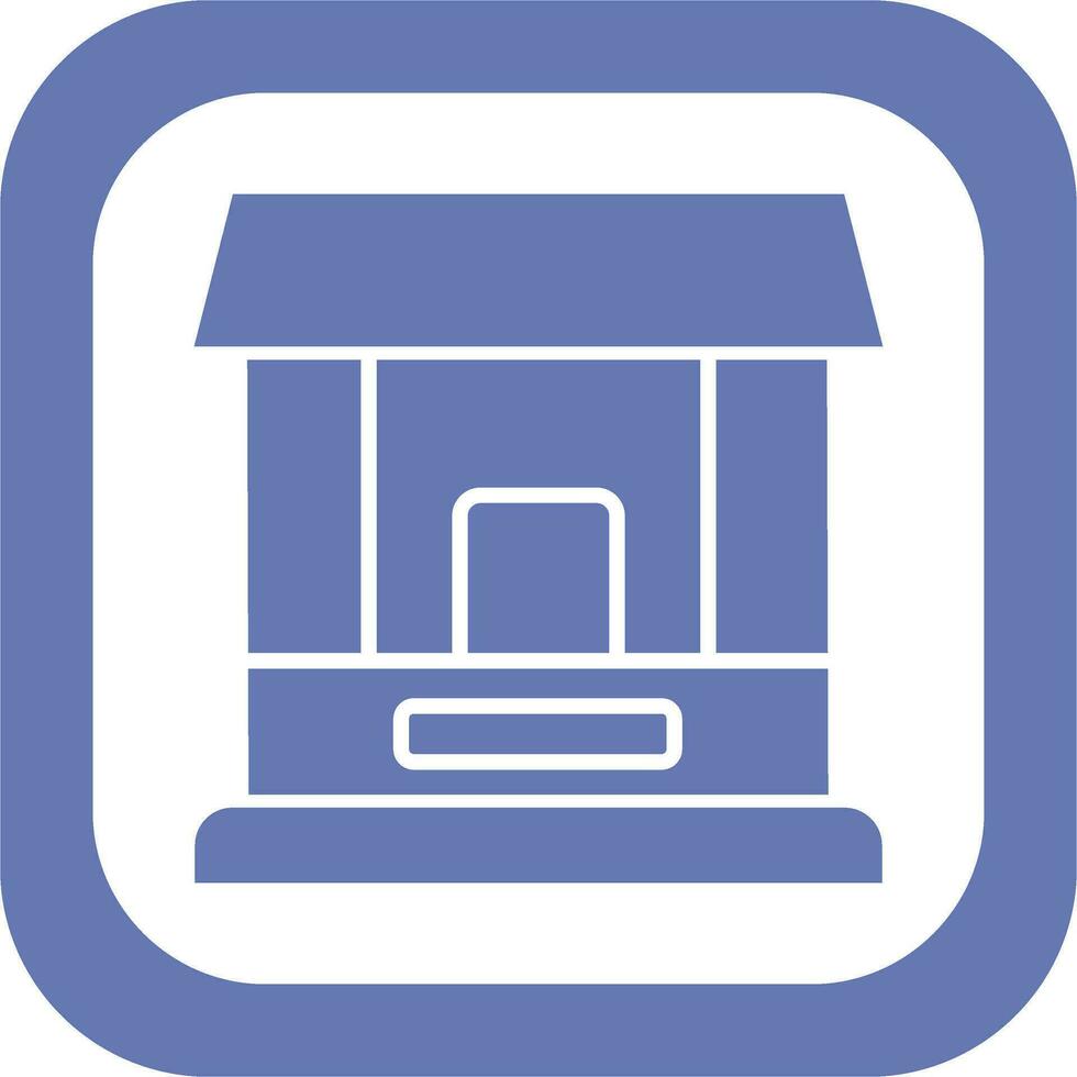 Ticket Window Vector Icon