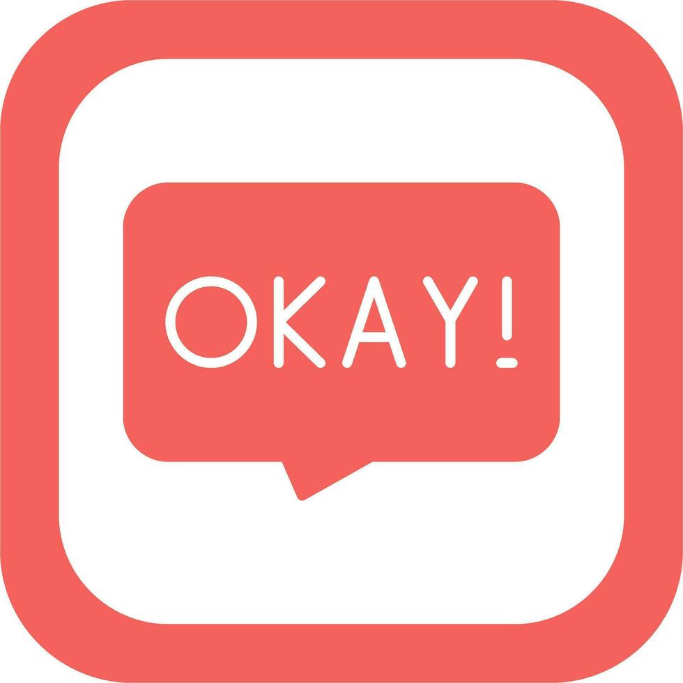 Okay Vector Icon