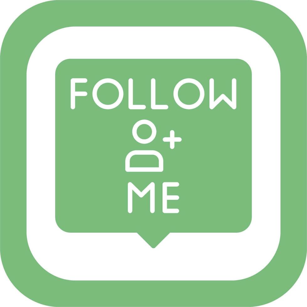 Follow Me Vector Icon