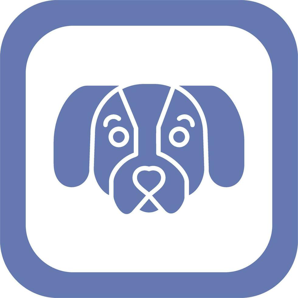 perro tejonero vector icono