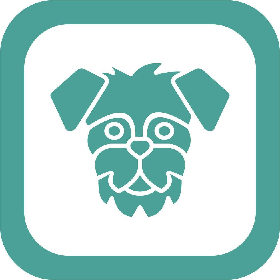 Schnauzer vector icono