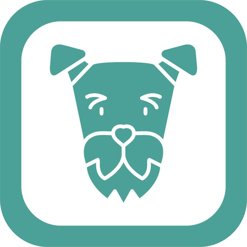 airedale terrier vector icono