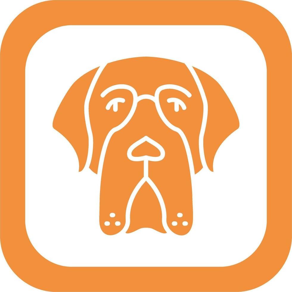 Saint Bernard Vector Icon