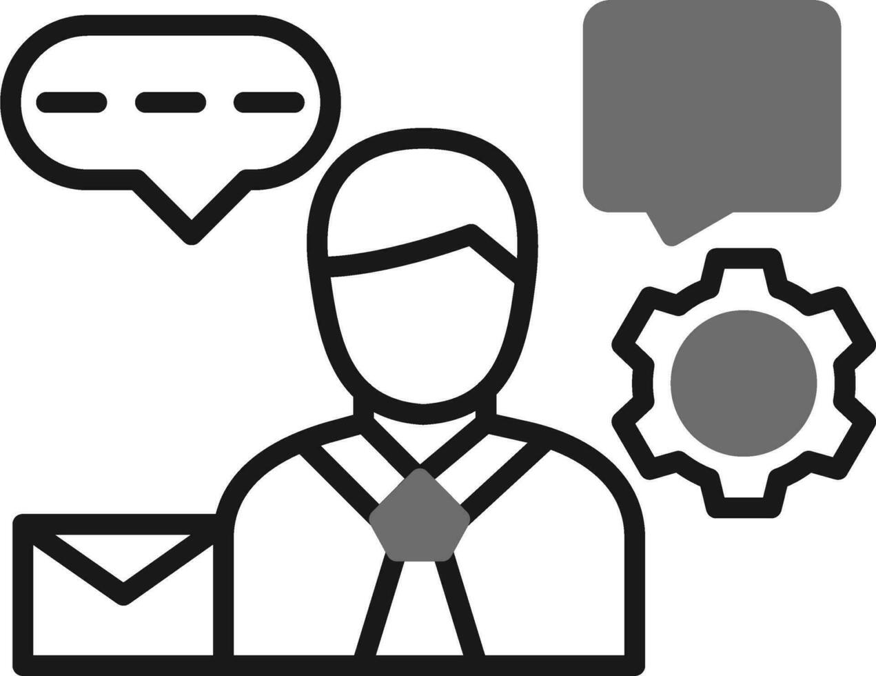 Client Support Vector Icon