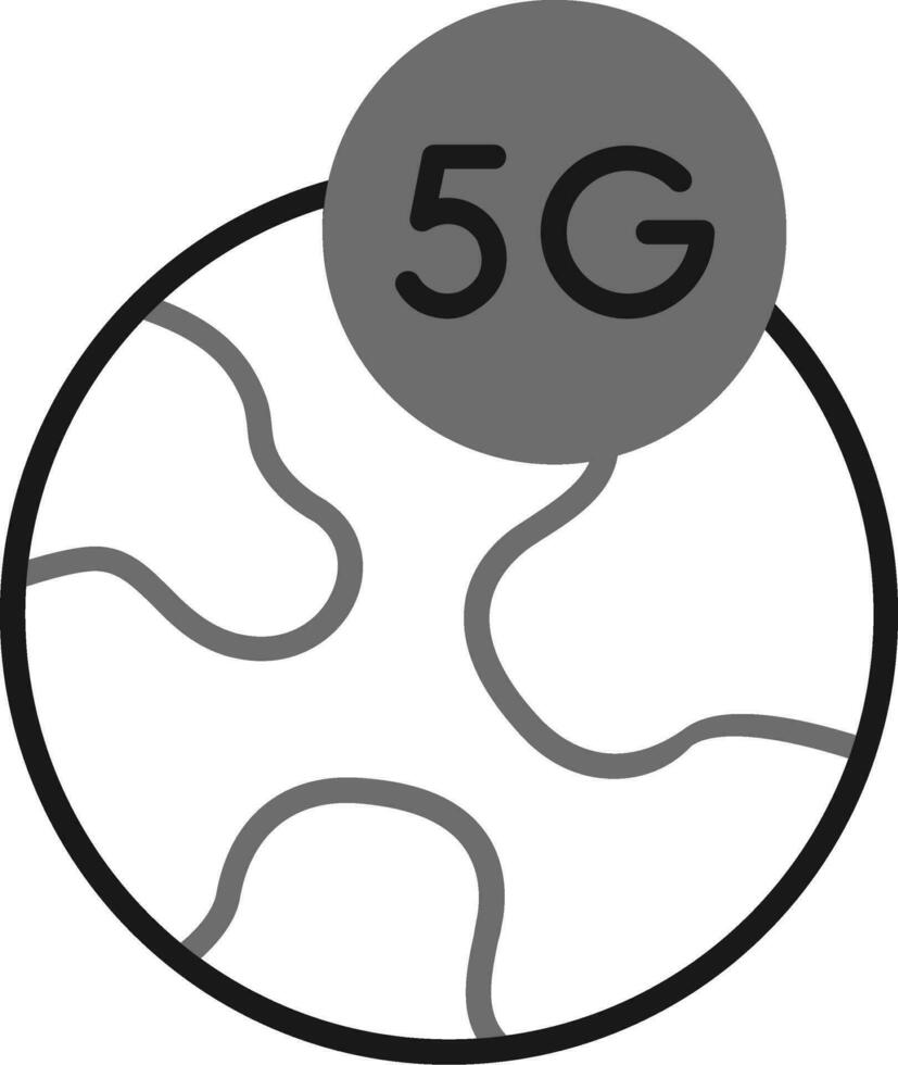 icono de vector de 5g