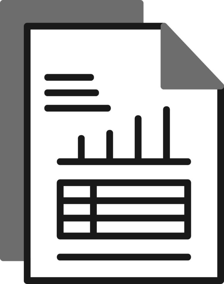 Data Report Vector Icon